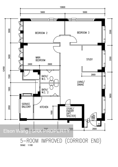 Blk 950 Hougang Street 91 (Hougang), HDB 5 Rooms #177874512